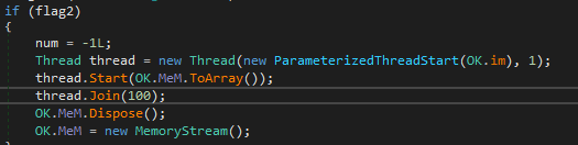 (ex. 19 - Passing command to OK.im and clearing memory stream)