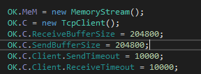 (ex. 7 - TcpClient configuration)