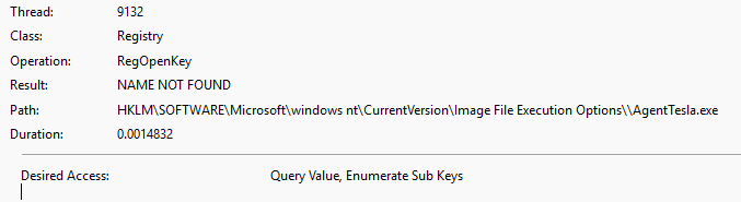 (ex. 10 - Querying IFEO keys)