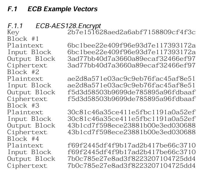 (ex. 11 - Test vectors)